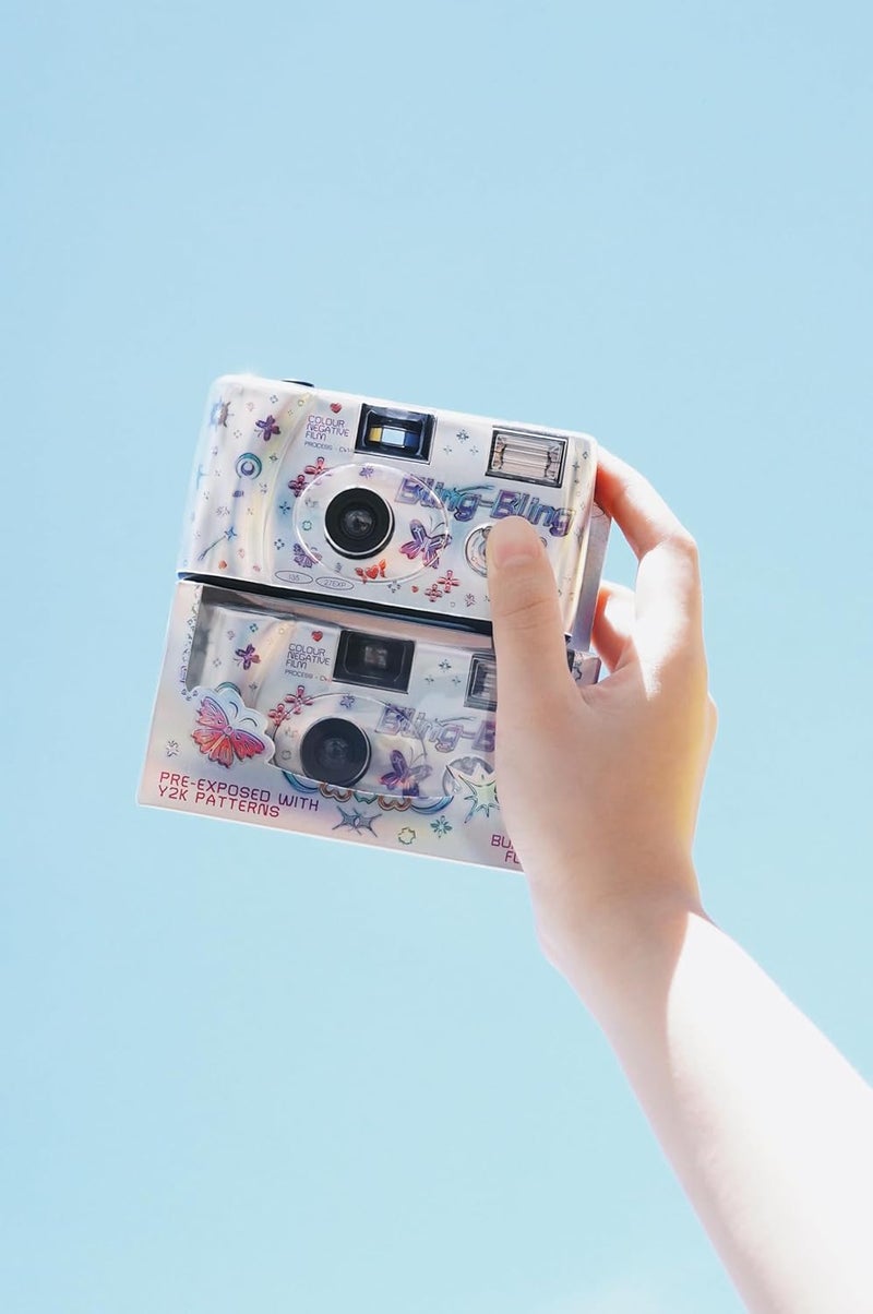 Retocolor Bling-Bling 400 35mm Disposable Film Camera 27EXP, ISO400, Color Negative Film, Focus Free, Easy to Use, Built in Flash, Single Use (Film and Battery Included) - Image 3